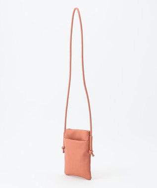 LA BAGAGERIE 【MONICA】ミニウォレット付き　ノットショルダーバッグ ピンク