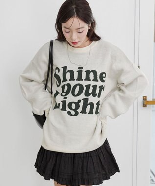 WEGO グラフィックニットBIGプルオーバー 柄18