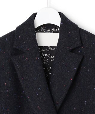 ICB 【30th ANNIVERSARY】 カラーネップツイード ジャコット ミッドナイト（ネイビー系）