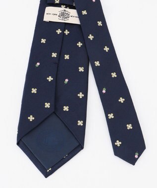 J.PRESS MEN ジョークタイ/花より団子 ネイビー系8