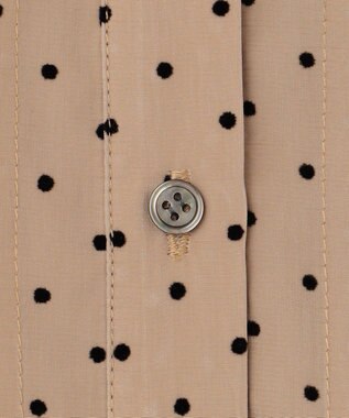 組曲 S 【WEB限定】ドットフロッキー ワンピース ベージュ系5