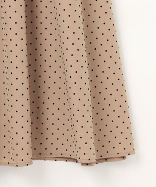 組曲 【WEB限定】ドットフロッキー ワンピース ベージュ系5
