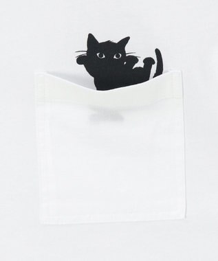 Paul Smith キャットプリント 半袖Tシャツ ホワイト
