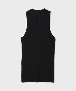 GRACE CONTINENTAL リブニットベスト ブラック