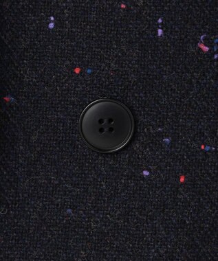 ICB 【30th ANNIVERSARY】 カラーネップツイード ジャコット ミッドナイト（ネイビー系）