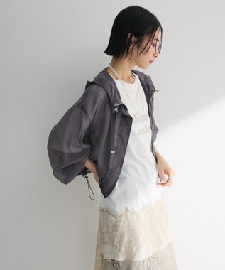 Green Parks ・ＥＬＥＮＣＡＲＥ　ＤＵＥ　シアーマウンテンパーカー Charcoal Gray