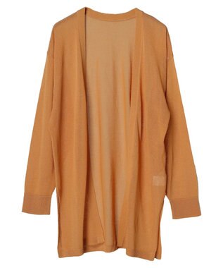 CRAFT STANDARD BOUTIQUE シアーニットトッパーカーディガン Brown