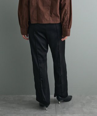 CRAFT STANDARD BOUTIQUE センタープレスストレートパンツ Black