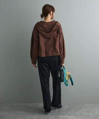 CRAFT STANDARD BOUTIQUE センタープレスストレートパンツ Black