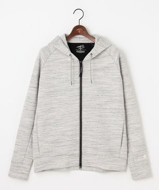 JOSEPH ABBOUD MOUNTAIN 【軽量/ソフト】ソフトダンボールニットジップパーカー ライトグレー系