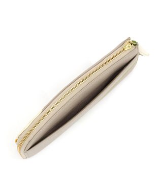 IBIZA プレーサ　Ｌ字ファスナー長財布 ライトグレー