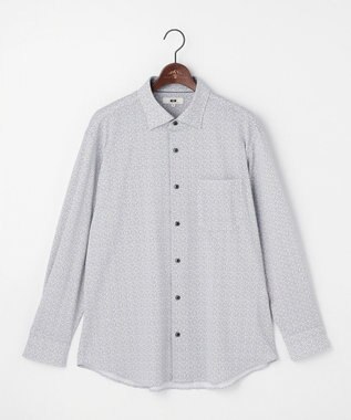 JOSEPH ABBOUD 【キングサイズ・綿100％・ジャージー素材・ストレッチ】コンパクトジャージープリントシャツ