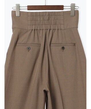 Te chichi ハイウエストフロントジップワイドパンツ《2025Autumn catalog item》 ブラウン