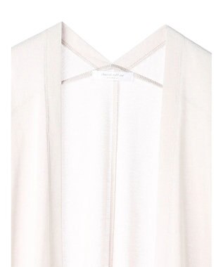 Green Parks ＵＶカットシアートッパーカーディガン Light Gray