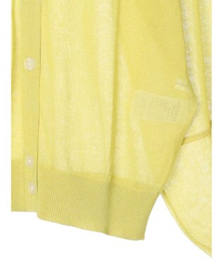 AMERICAN HOLIC 接触冷感２ＷＡＹシアーニットカーディガン Yellow