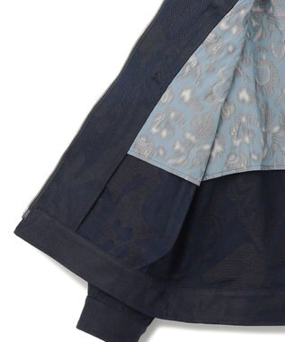 JOSEPH HOMME 【HIGH GRADE LINE】フォークアートジャガード　ジップアップブルゾン ブラック系