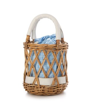 UNBILLION ペルケ perche / 透かし網姫路レザー2WAYかごバッグ アイボリー