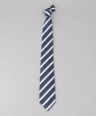 GOTAIRIKU 【日本製】ネクタイ_ストライプ ダルブルー系1