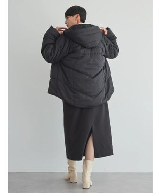 AMERICAN HOLIC キルポカカラフルポケッタブルフードコート Black