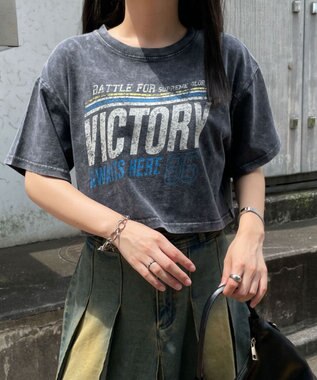 WEGO ヴィンテージウォッシュショートT 柄7