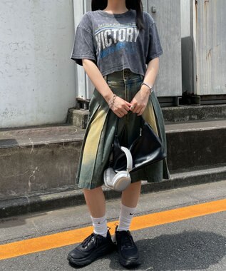 WEGO ヴィンテージウォッシュショートT 柄7