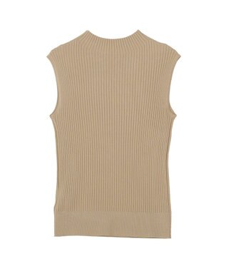 YECCA VECCA ハイネックノースリーブニット Gray Beige