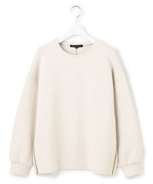 23区 S 【VERY掲載/洗える】コットンエアーダンボール サイドジップ カットソー ベージュ系