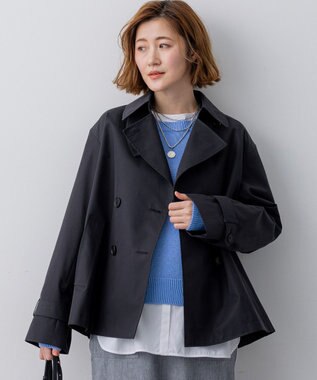 23区 【先行予約】エアータンブラー TCギャバジン ハーフ コート