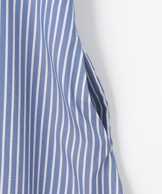 ANY SIS L 【2SET】シャツワンピ × ニット セット ブルーストライプ×シルバー