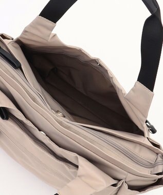 LA BAGAGERIE 【MONICA】ラウンド2WAYトートバッグ ライトグレー