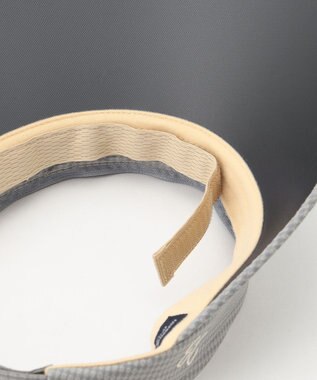 23区GOLF 【WOMEN】【吸水速乾/UVケア】2WAY UVセルバイザー ライトグレー系