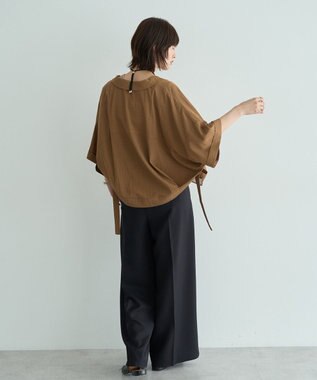 YECCA VECCA 【接触冷感】クロップドデザインジャケット② Camel