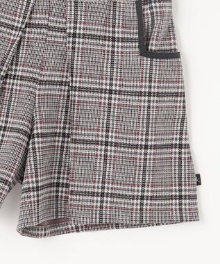 組曲 KIDS 【150-160㎝】レディチェック キュロット モノトーン
