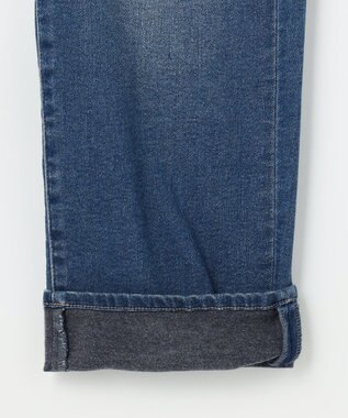 J.PRESS LADIES S 裏起毛ストレッチ デニム パンツ ユーズド系