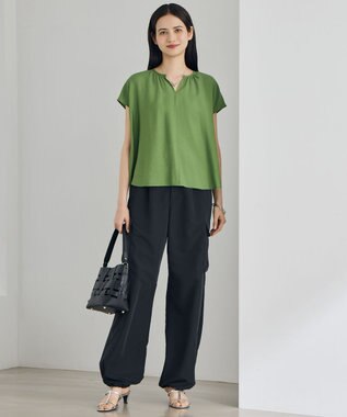 自由区 【SHIHOさん着用】ハイカウントカーゴ パンツ ブラック