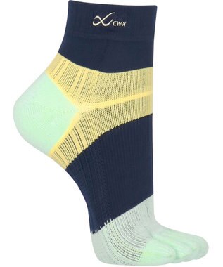 CW-X 【UNISEX】 CW-X 5本指ソックス 【大谷翔平愛用モデル・撮影着用品番】 足首サポート 運動時の足の疲労を軽減 ショート ユニセックス BCR610 /ワコール メロン