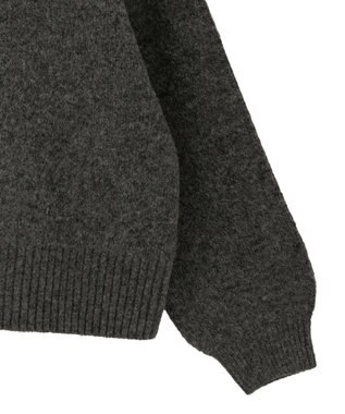 Green Parks ｆｕｗａっと袖パフニットプルオーバー Gray Mixture