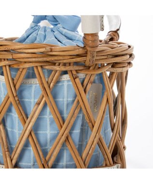 UNBILLION ペルケ perche / 透かし網姫路レザー2WAYかごバッグ アイボリー