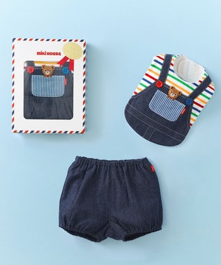 MIKI HOUSE HOT BISCUITS スタイ＆ブルマ ギフトセット【BOX付き】