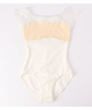Chacott フレンチスリーブレオタード オフホワイト