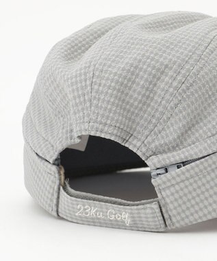 23区GOLF 【WOMEN】【吸水速乾/UVケア】2WAY UVセルバイザー ライトグレー系