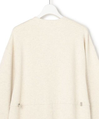 23区 L 【SLOW/一部店舗限定】ハイゲージテリー ハーフジップ ワンピース アイボリー系