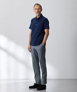 J.PRESS MEN ハイパワーストレッチ シャンブレードビー パンツ ライトグレー系