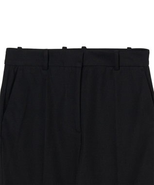 JOSEPH 【FOUNDATIONS】ギャバジンストレッチ フィットフレアートラウザーズ Black