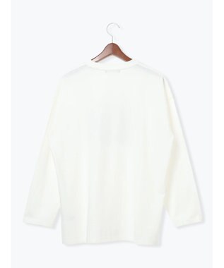 Te chichi フォトプリントロングスリーブTシャツ ブラック