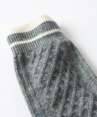 TRICOTE TABI CABLE SOCKS／ 95GRAY