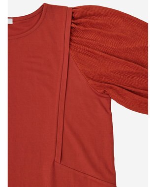 Green Parks 袖表面ドッキングカットプルオーバー Terracotta