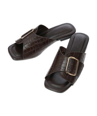 AMERICAN HOLIC バックルサンダル Brown