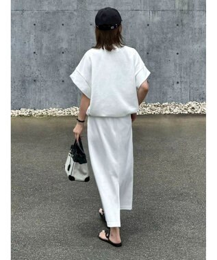 Green Parks バックスリットポンチスカート Off White