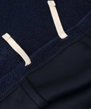 JOSEPH ABBOUD MOUNTAIN 【SPACE／UNISEX】ボアソリッド プルオーバー ネイビー系